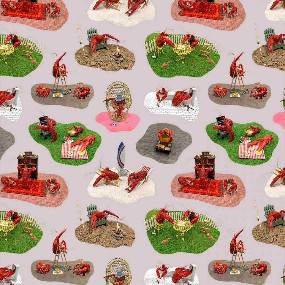 Mudbug Life Removable Wallpaper by Flavor Paper