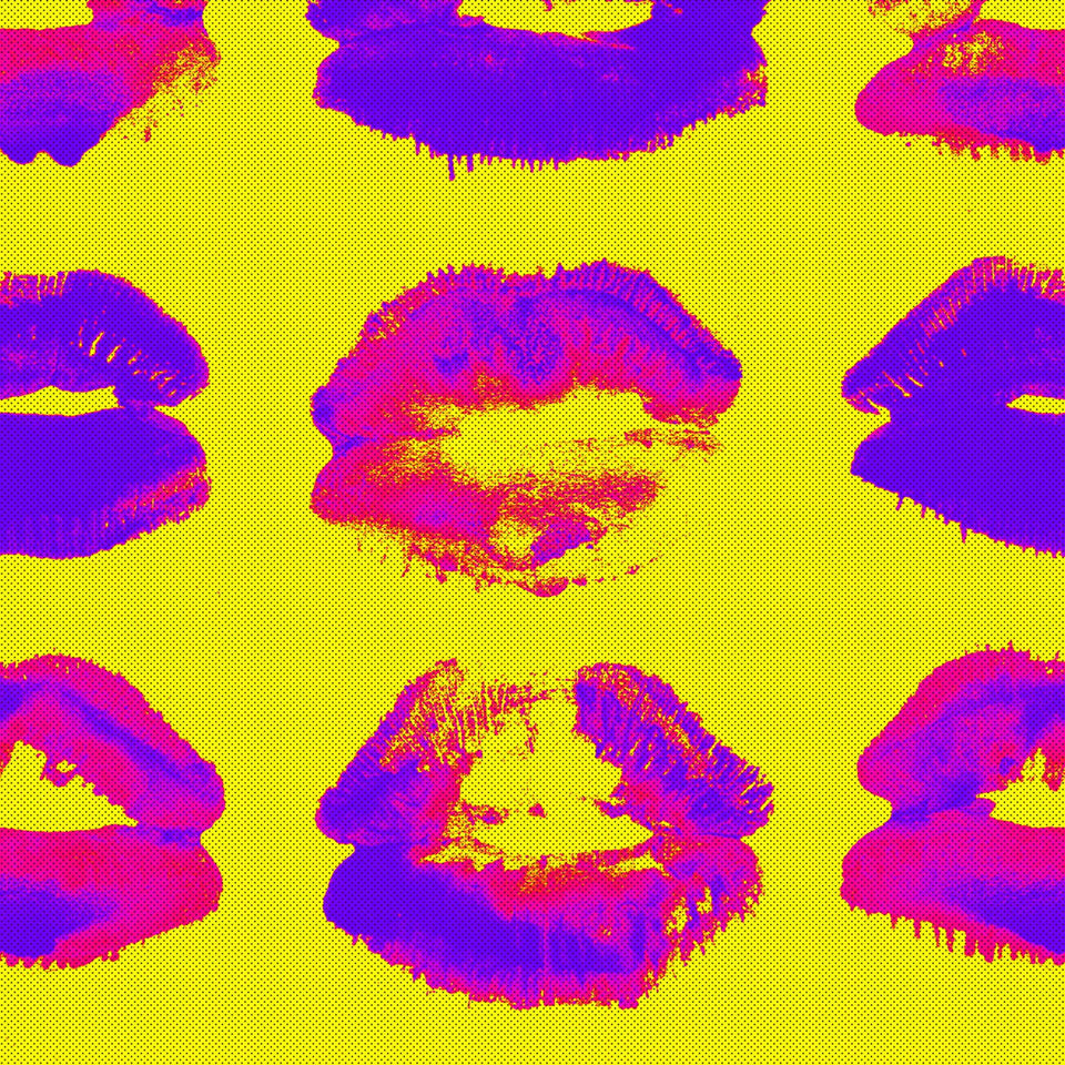 Neon Kiss Wallpaper by MIND THE GAP