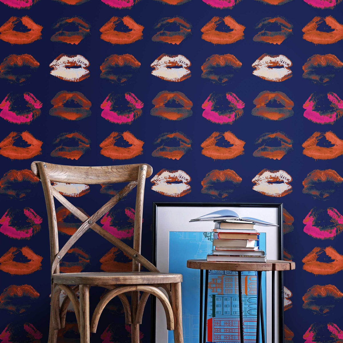 Neon Kiss Wallpaper by MIND THE GAP
