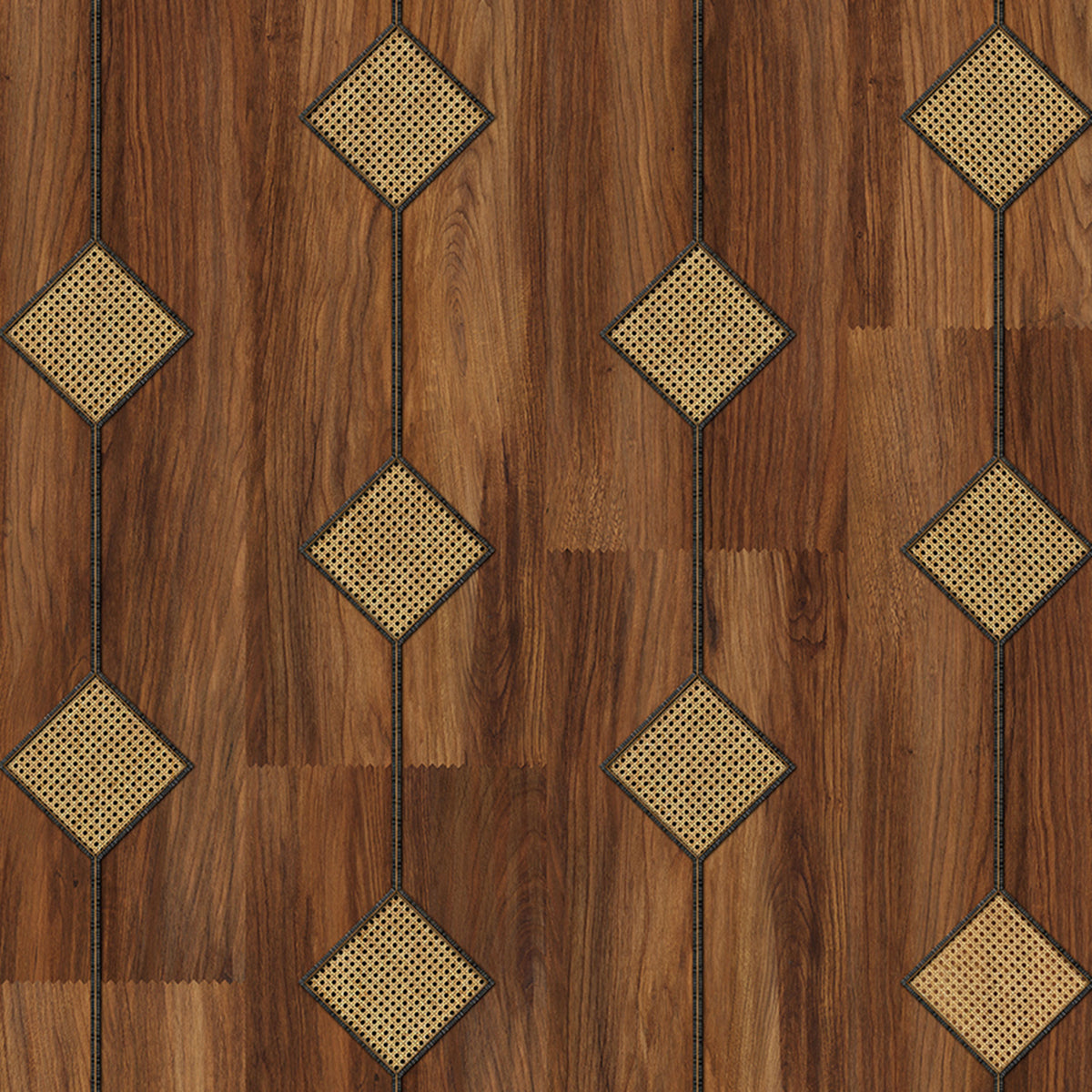 Diamond Cane Webbing Wallpaper by Studio Roderick Vos + NLXL