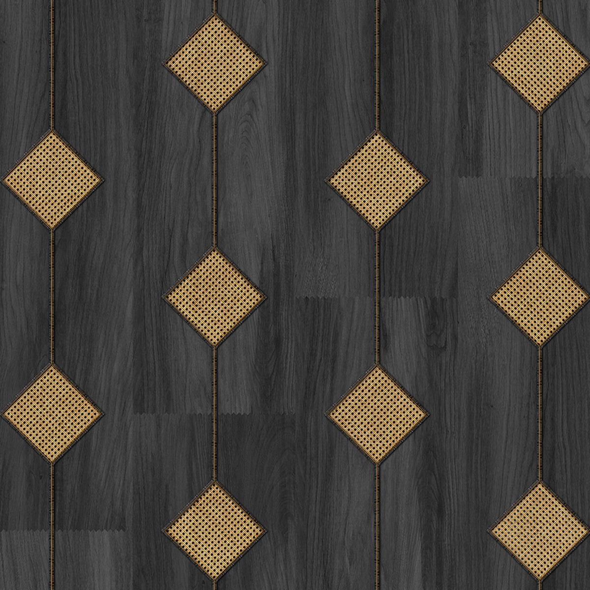 Diamond Cane Webbing Wallpaper by Studio Roderick Vos + NLXL