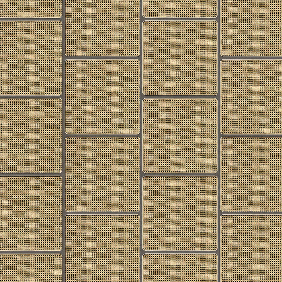 Square Cane Webbing Wallpaper by Studio Roderick Vos + NLXL