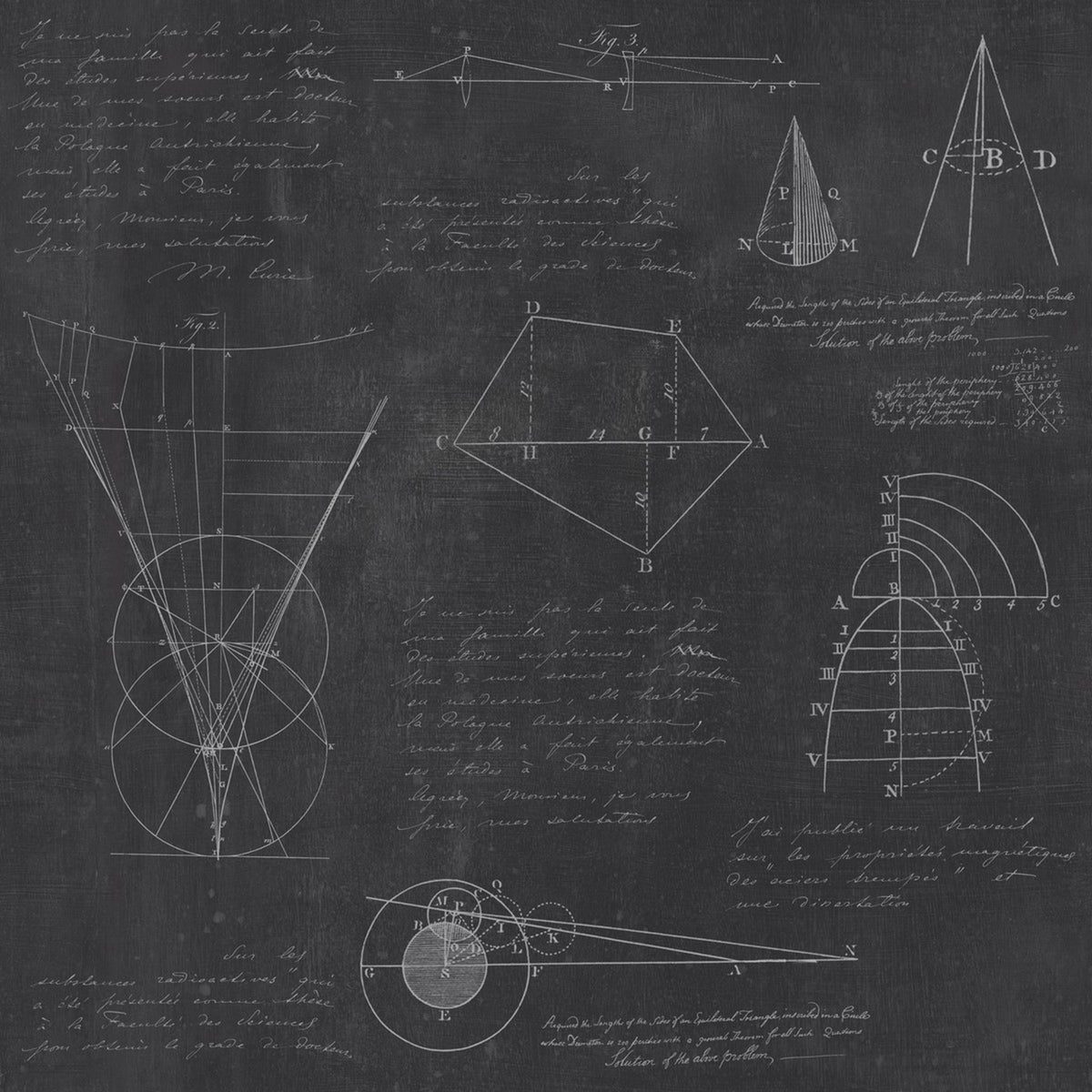 Newton Geometry Wallpaper by MINDTHEGAP
