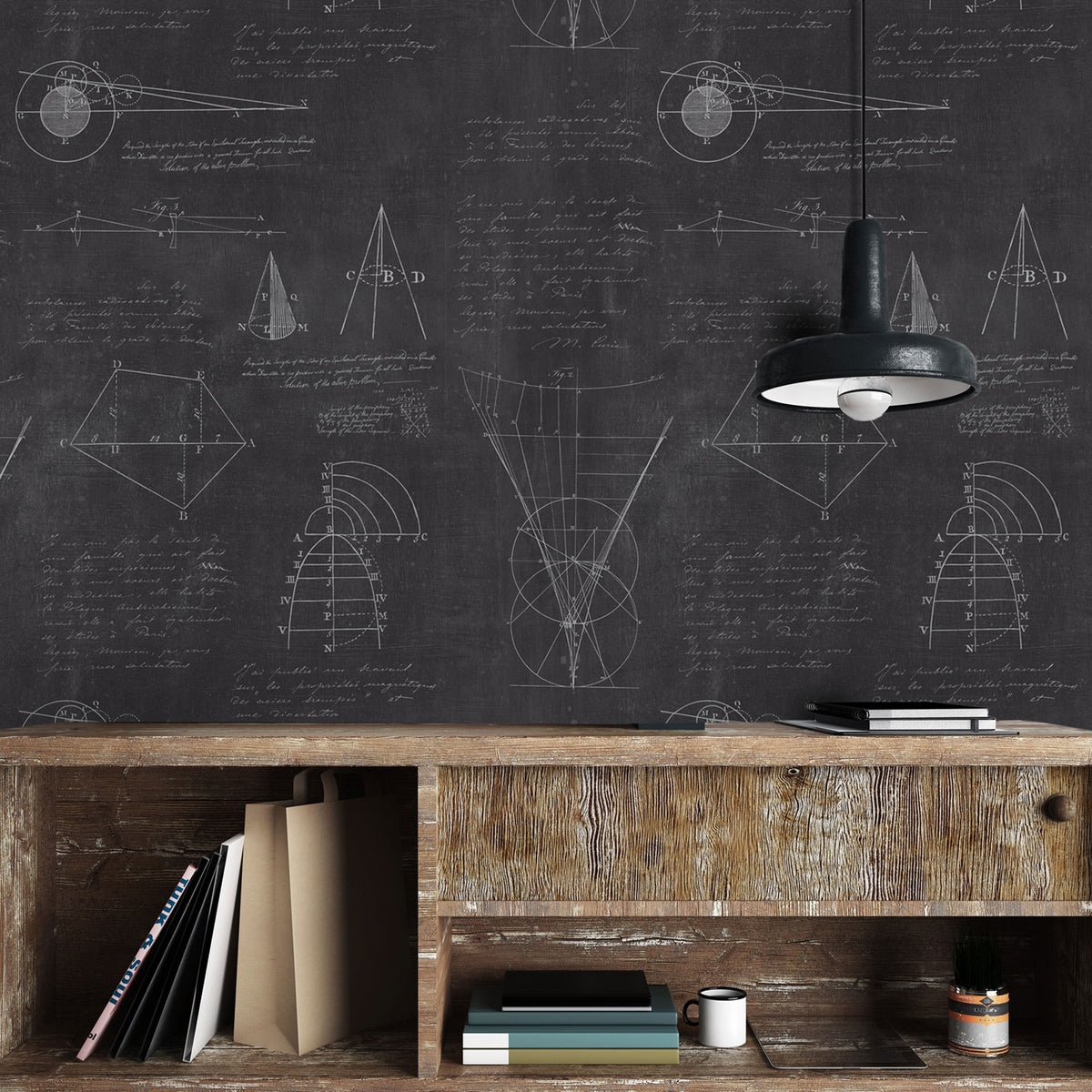 Newton Geometry Wallpaper by MINDTHEGAP