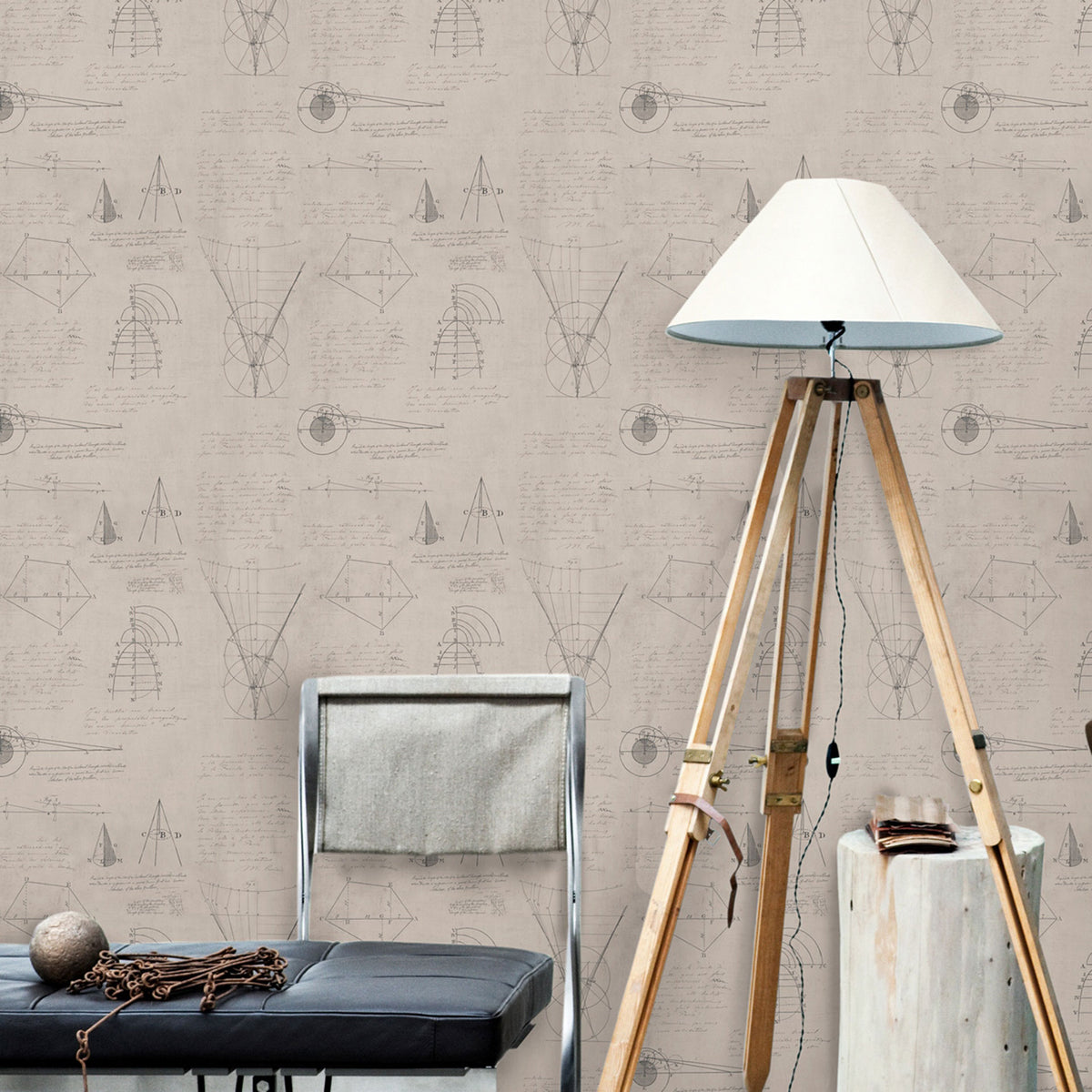 Newton Geometry Wallpaper by MINDTHEGAP