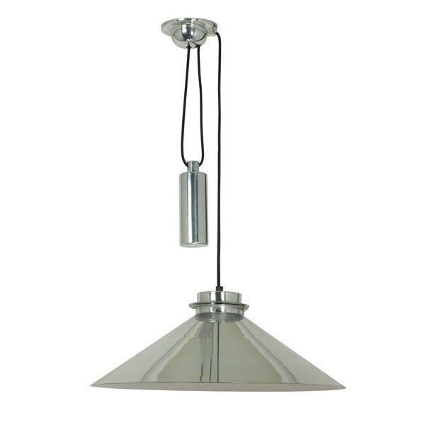 Codie Rise & Fall Pendant Light Polished Aluminum by Original BTC - Vertigo Home