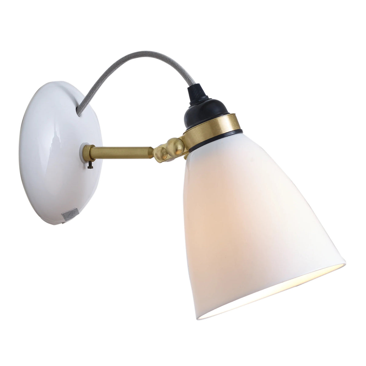Hector 30 Wall Light in Satin Brass by Original BTC