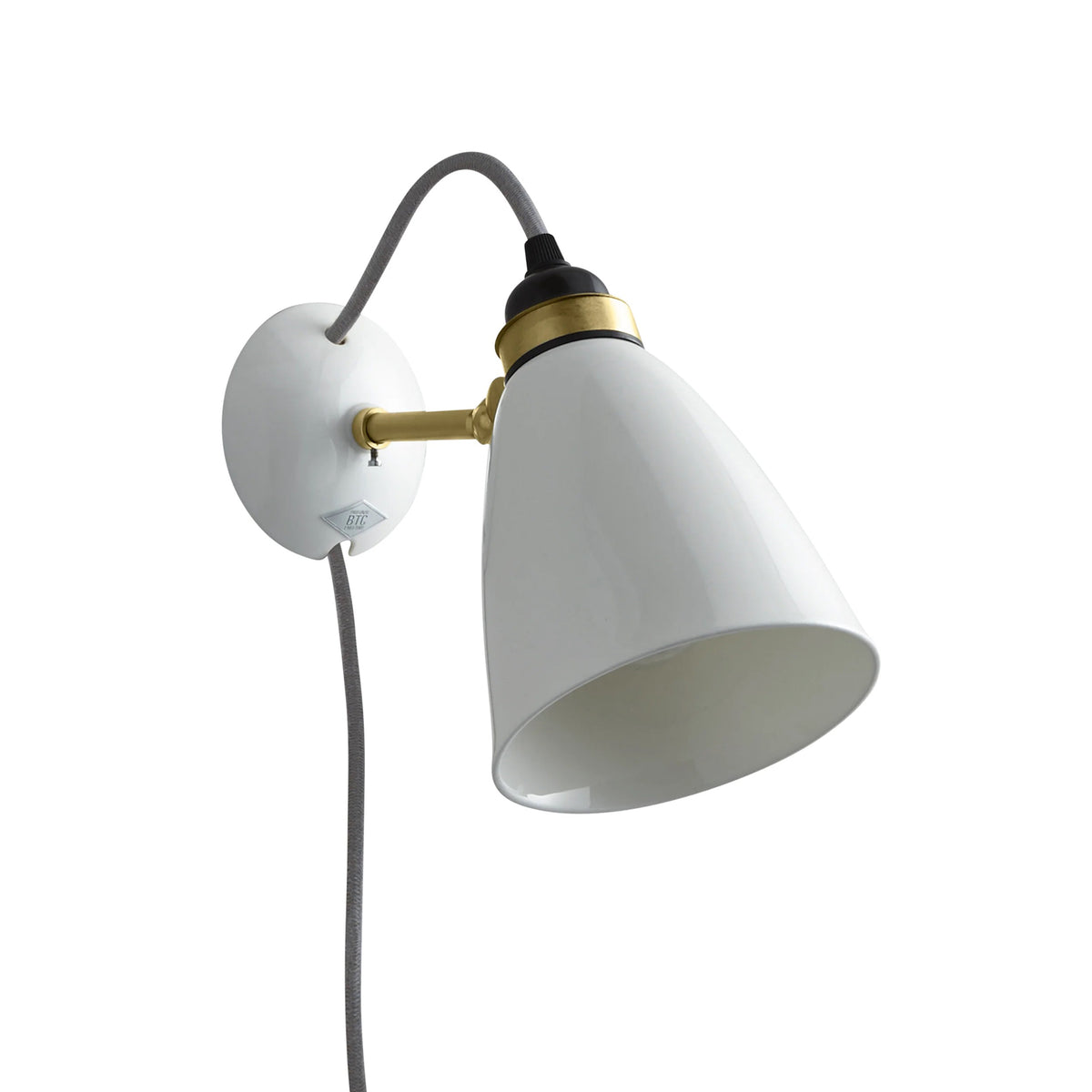 Hector 30 Wall Light in Satin Brass by Original BTC