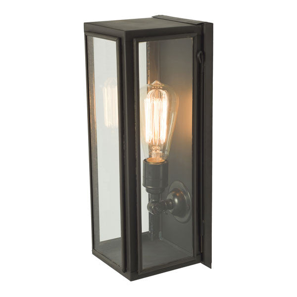 Narrow Box Wall Light Weathered Brass by Original BTC / Davey Lighting - Vertigo Home