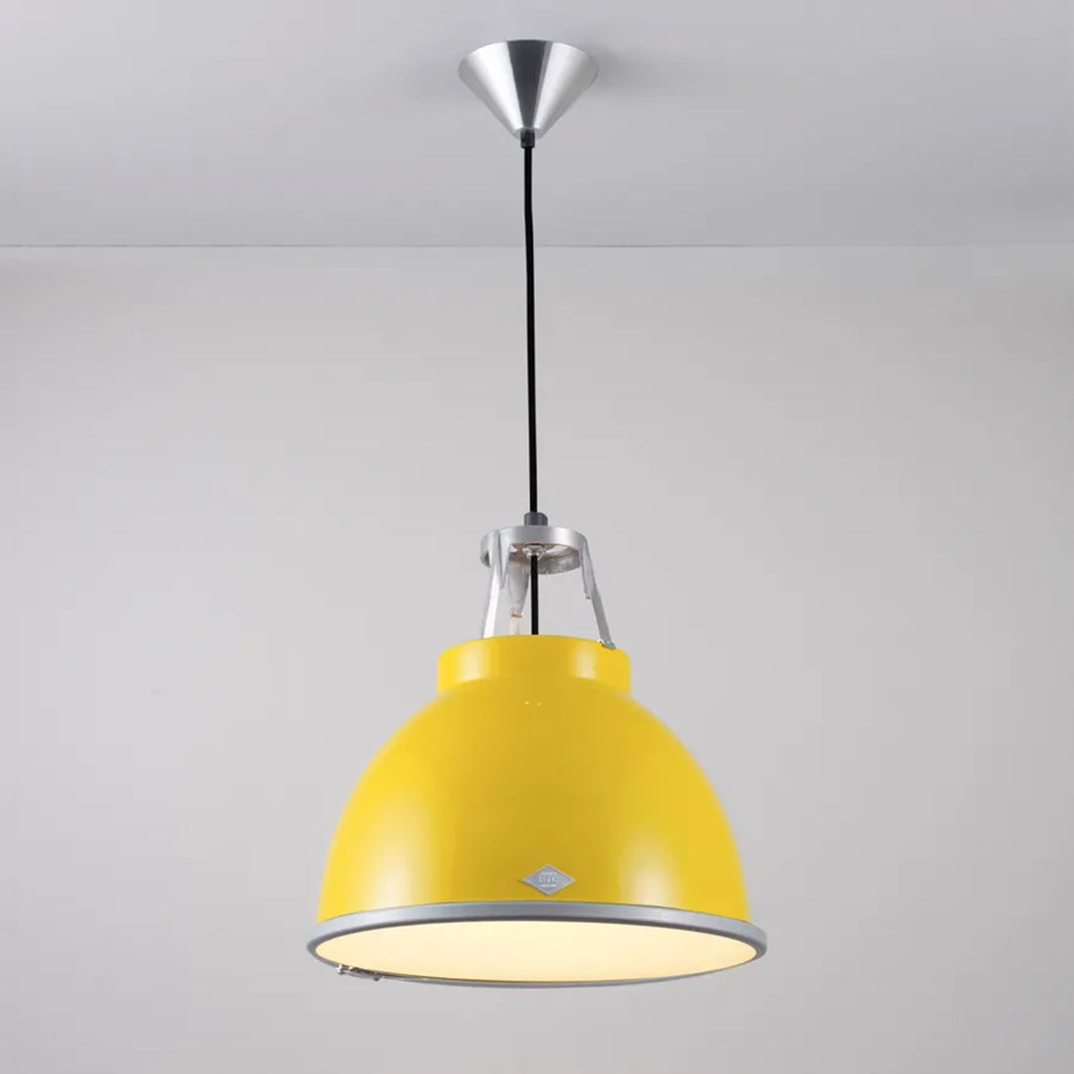 Titan Size 1 Pendant Light with Etched Glass by Original BTC
