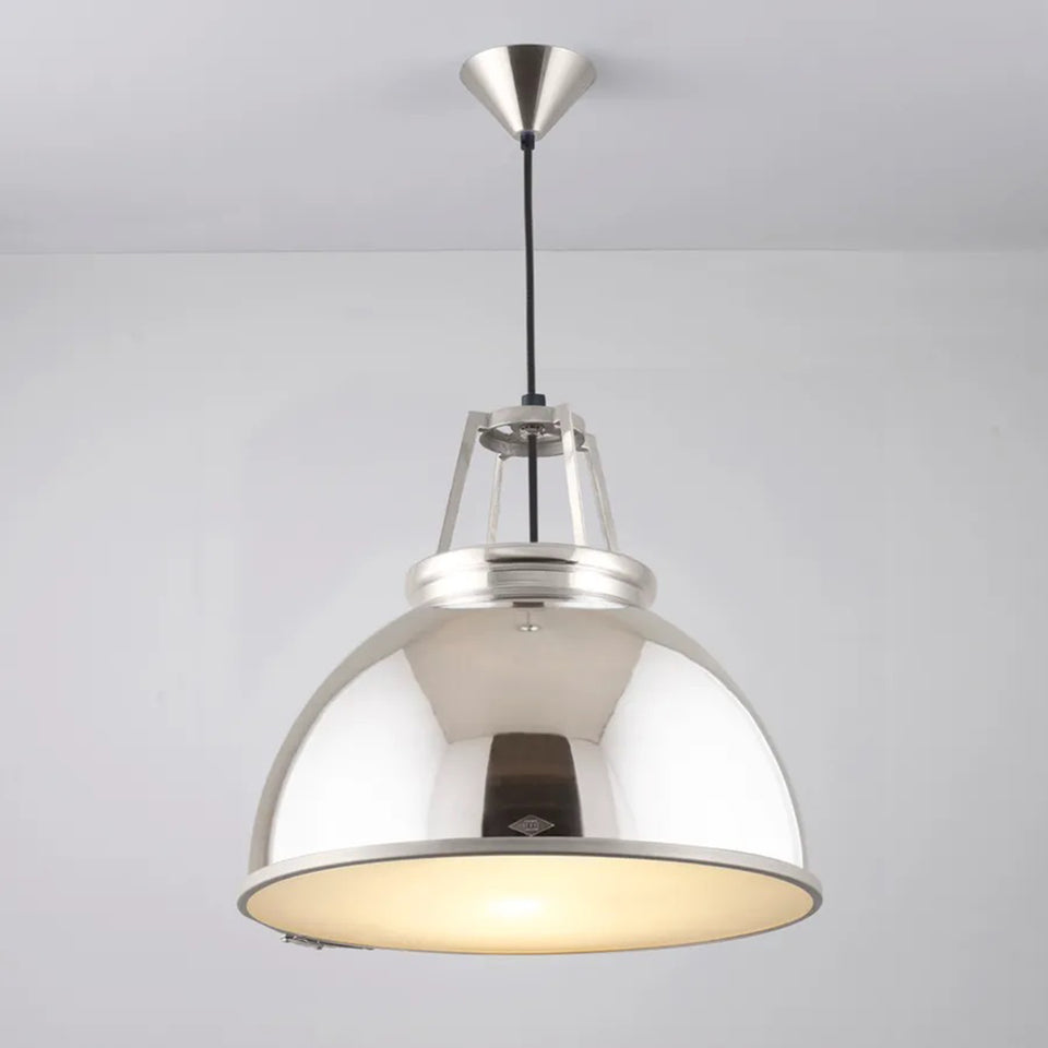 Titan Size 3 Pendant Light with Etched Glass by Original BTC