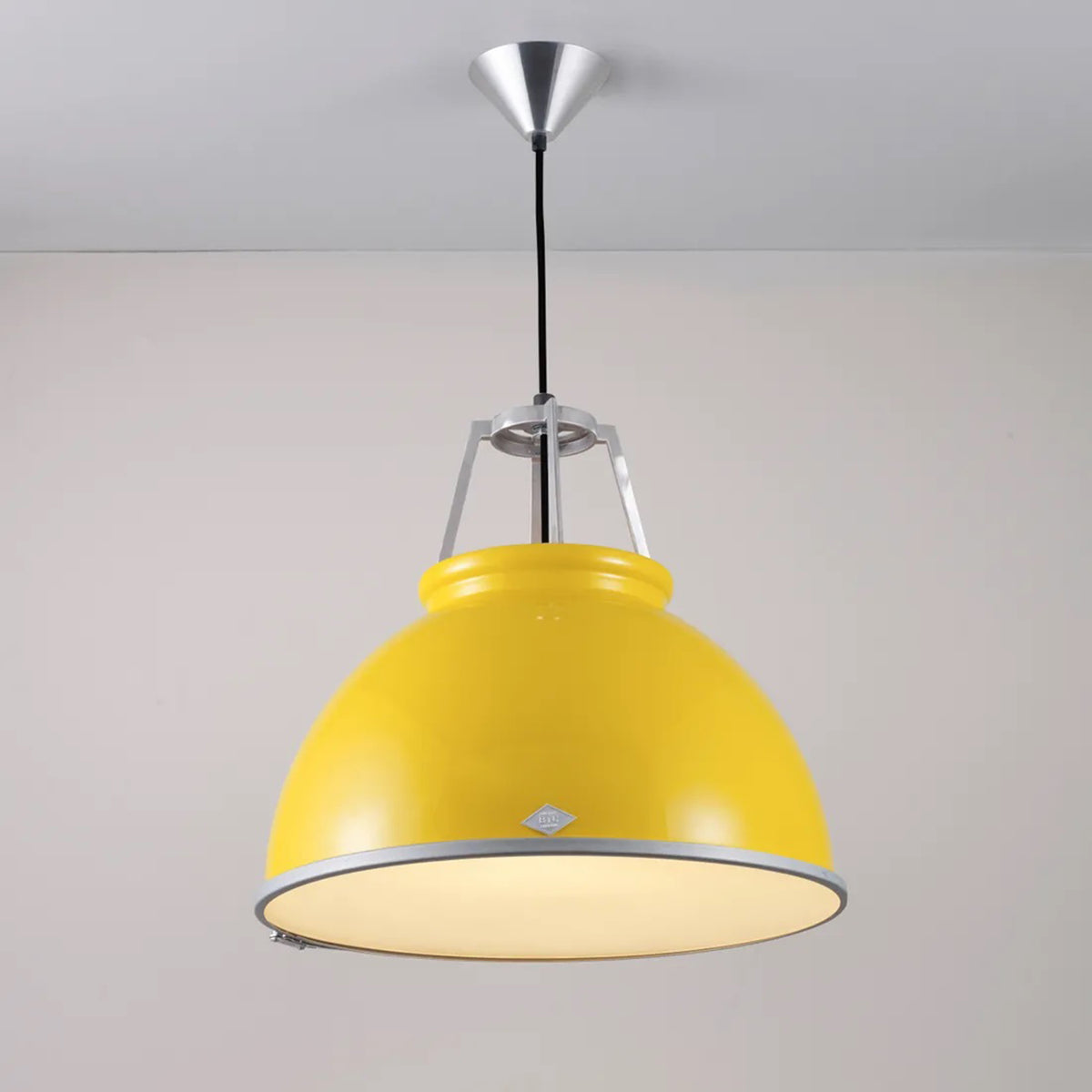 Titan Size 3 Pendant Light with Etched Glass by Original BTC