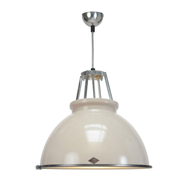 Titan Size 3 Pendant Light with Etched Glass by Original BTC - Vertigo Home