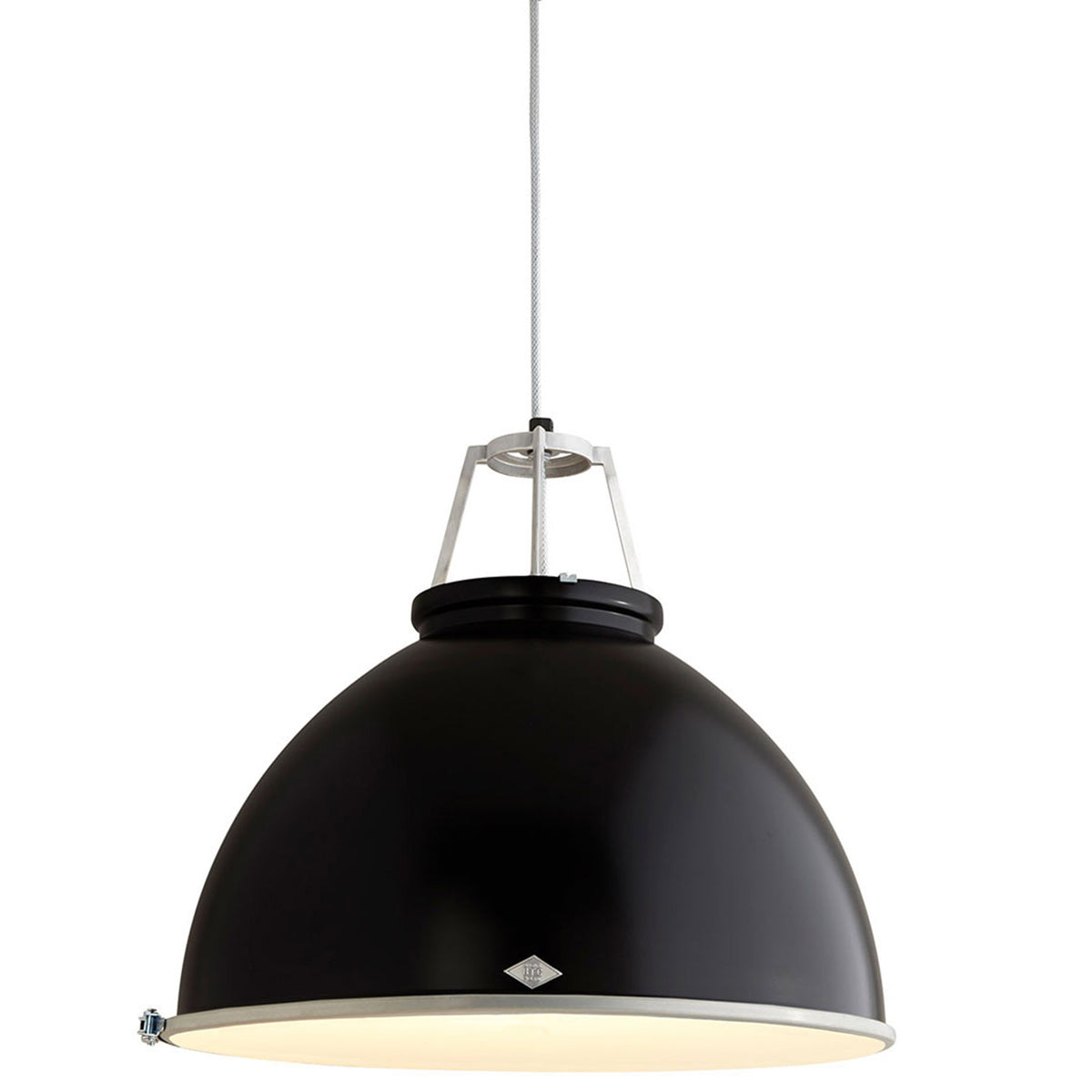 Titan Size 5 Pendant Light with Etched Glass by Original BTC