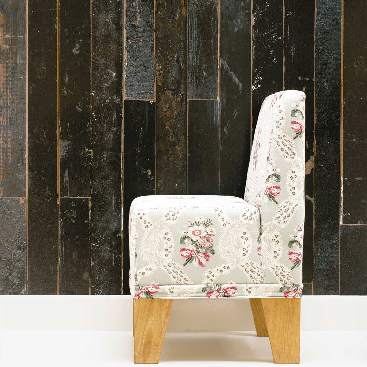 Black PHE-05 Scrapwood Wallpaper by Piet Hein Eek + NLXL - Vertigo Home