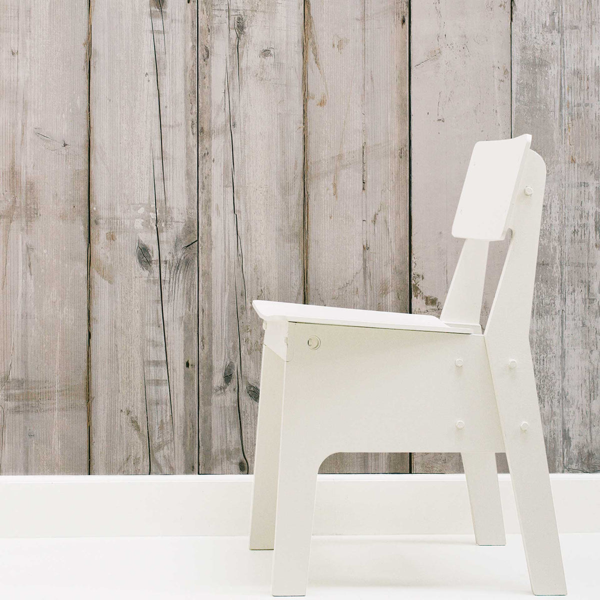 Grey PHE-07 Scrapwood Wallpaper by Piet Hein Eek + NLXL - Vertigo Home