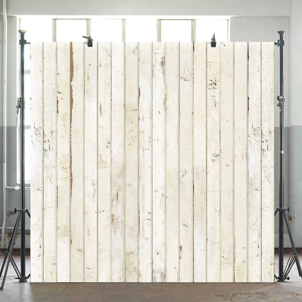 White PHE-08 Scrapwood Wallpaper by Piet Hein Eek + NLXL - Vertigo Home