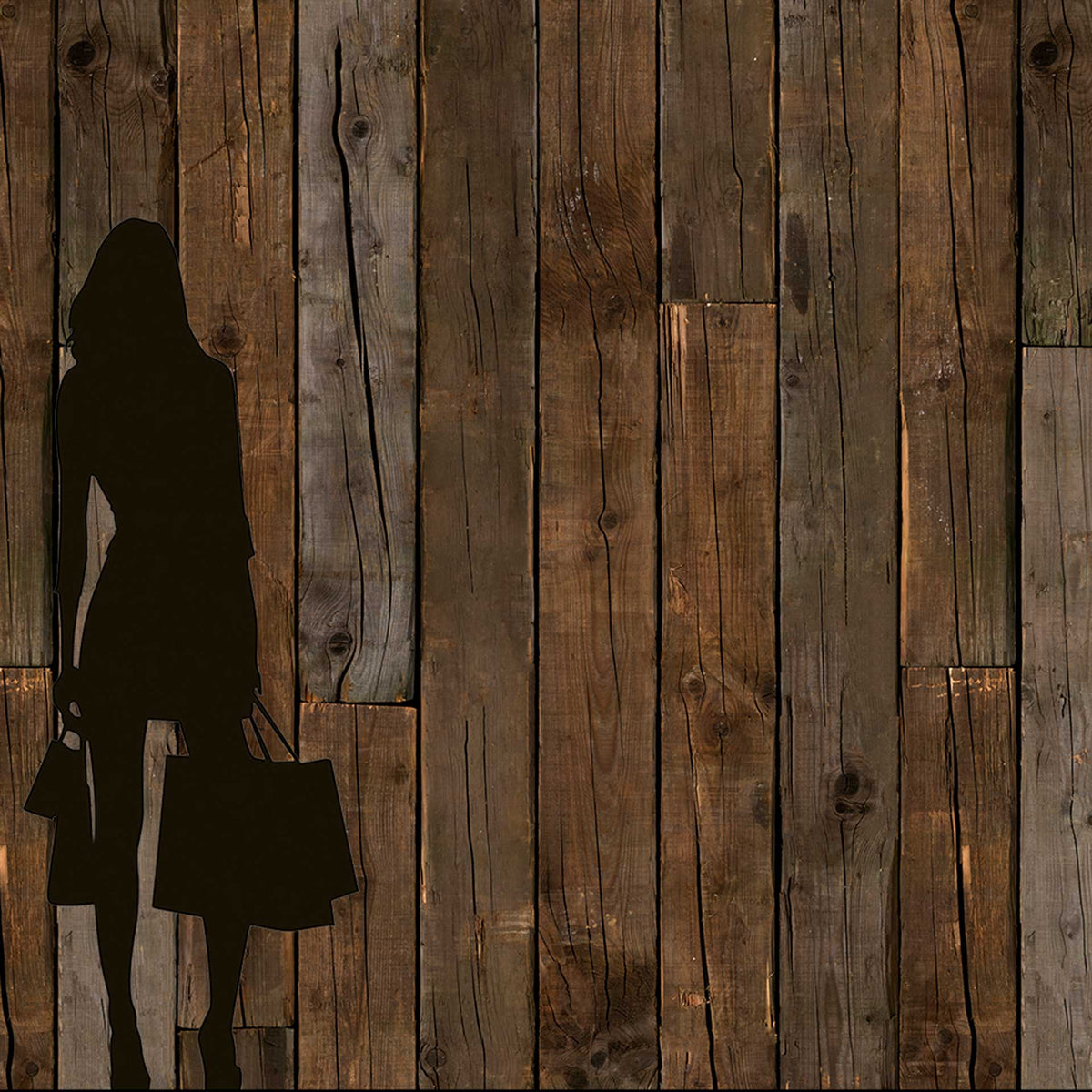 Brown Beams PHE-10 Scrapwood 2 Wallpaper by Piet Hein Eek + NLXL