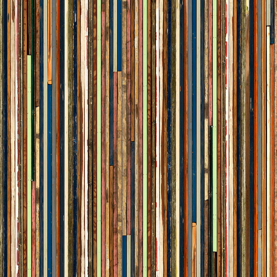Colored Sides PHE-15 Scrapwood 2 Wallpaper by Piet Hein Eek + NLXL