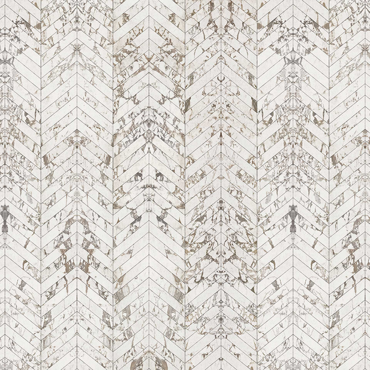 White Marble Materials Wallpaper by Piet Hein Eek + NLXL