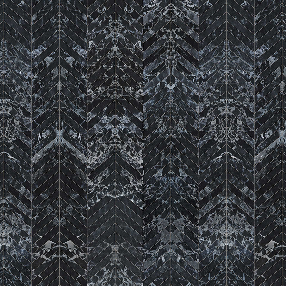 Black Marble Materials Wallpaper by Piet Hein Eek + NLXL