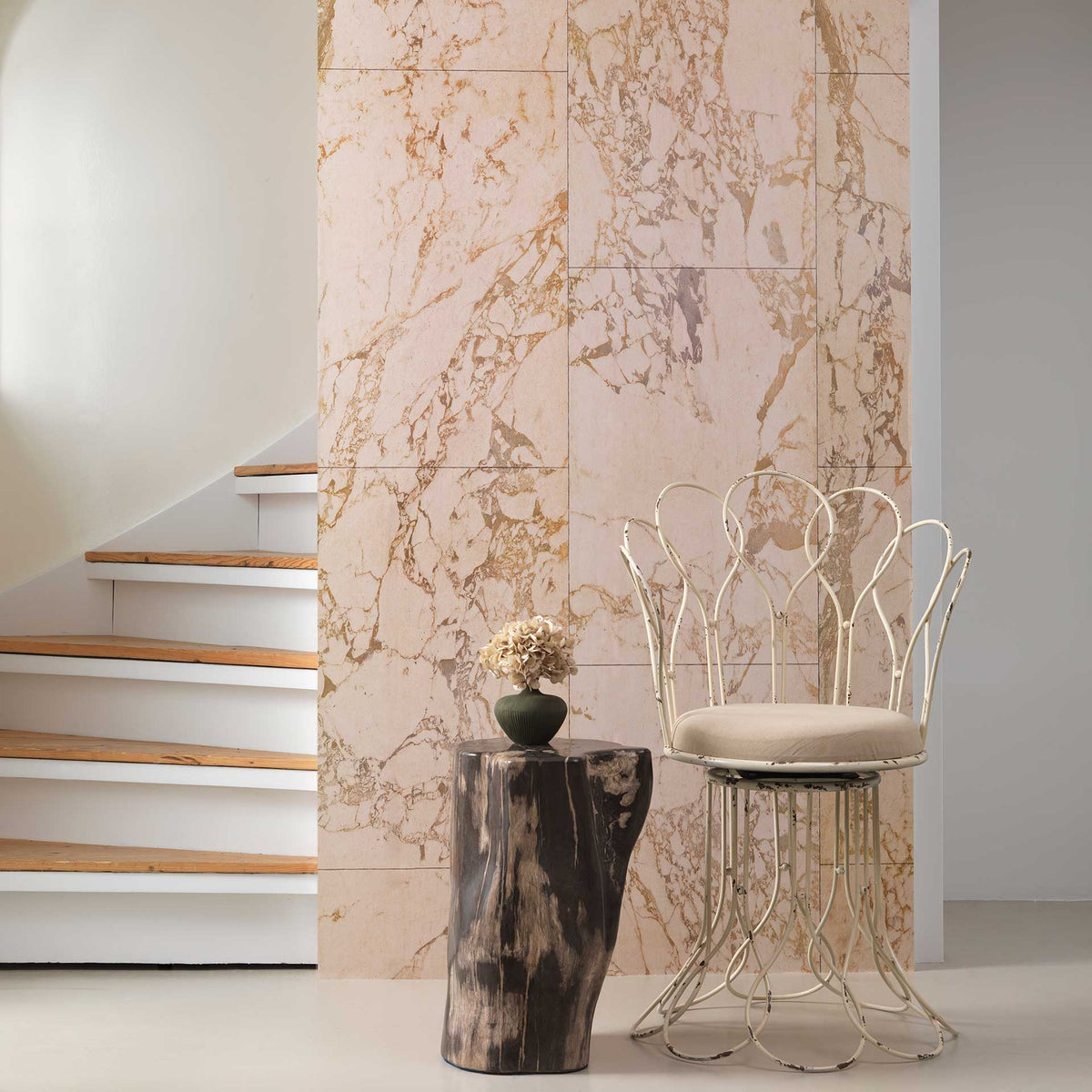 Beige Marble Materials Wallpaper by Piet Hein Eek + NLXL