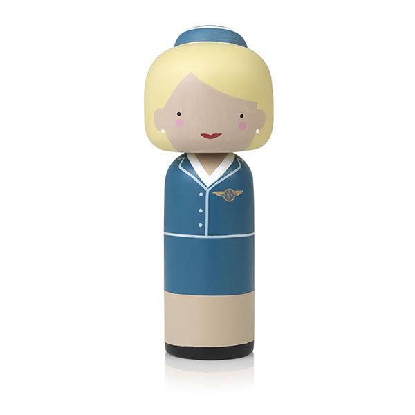 Pan Am Wooden Kokeshi Doll by Sketch.inc for lucie kaas
