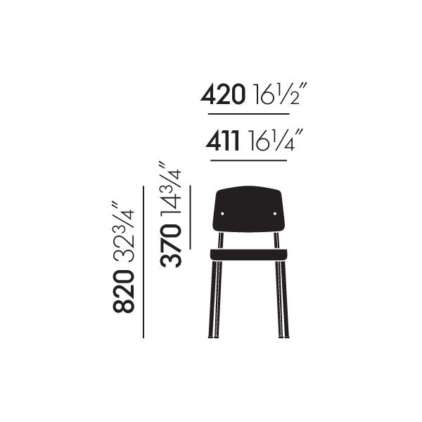 Standard Chair by Jean Prouvé for Vitra - Vertigo Home