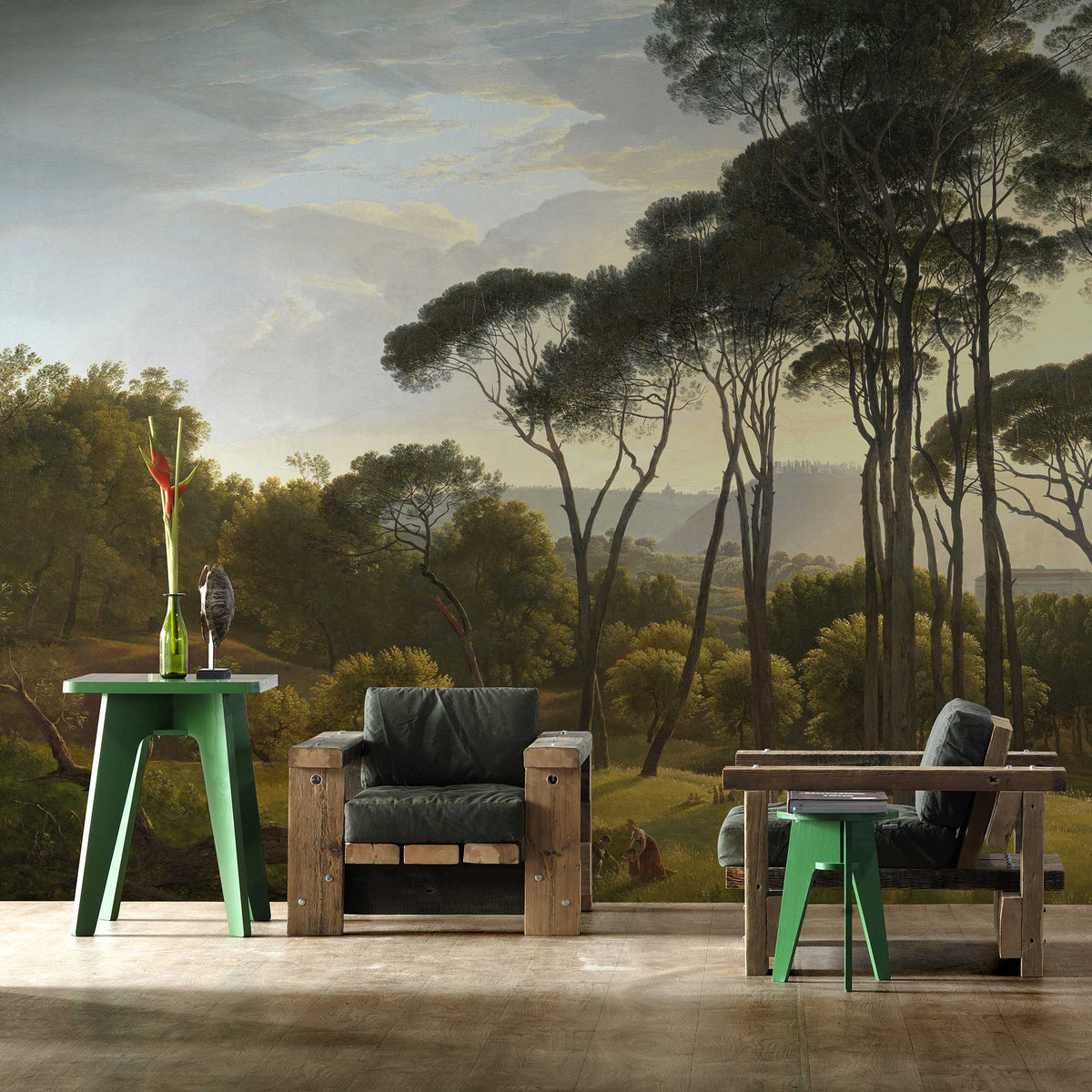 Umbrella Pines RKS-01 Rijksmuseum Mural Wallpaper by Piet Hein Eek + NLXL