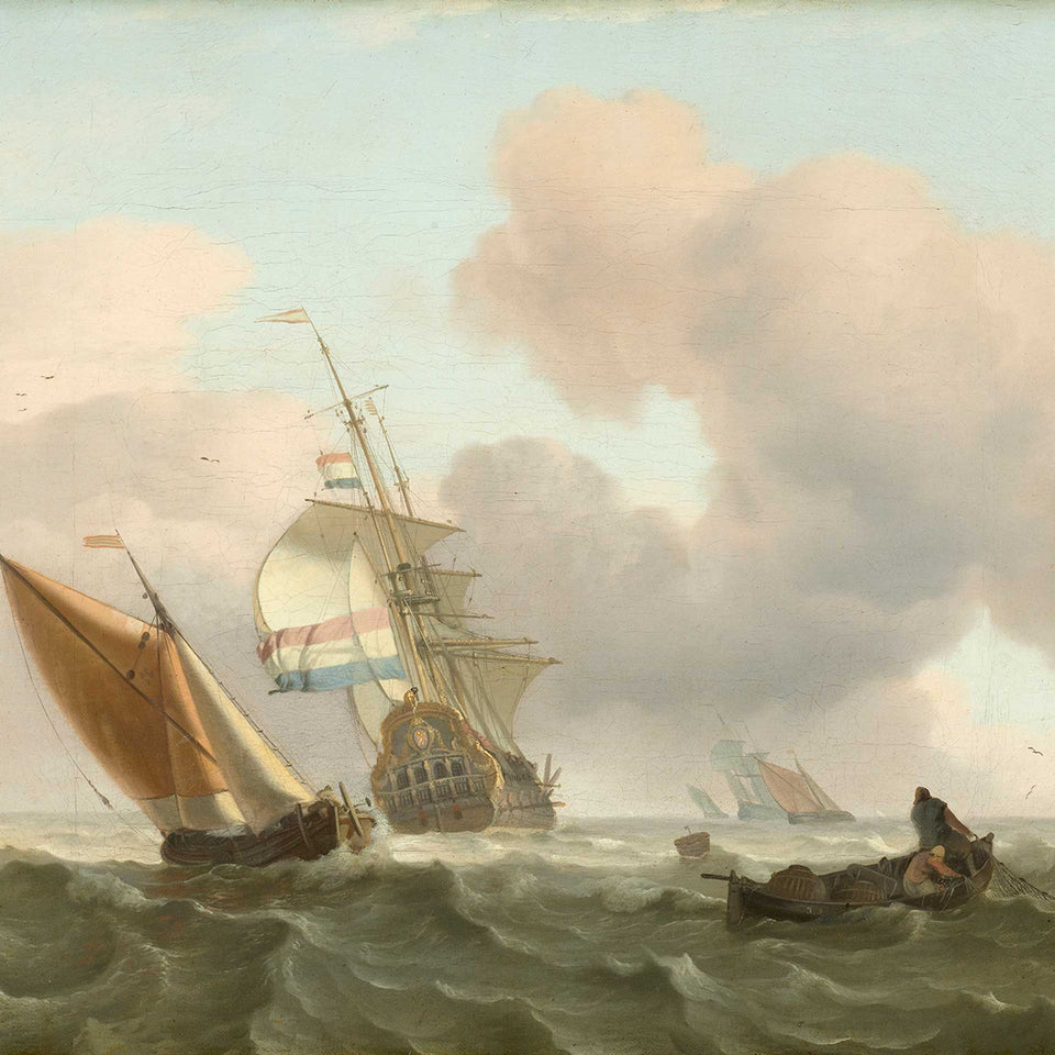 Rough Sea RKS-05 Rijksmuseum Mural Wallpaper by Piet Hein Eek + NLXL