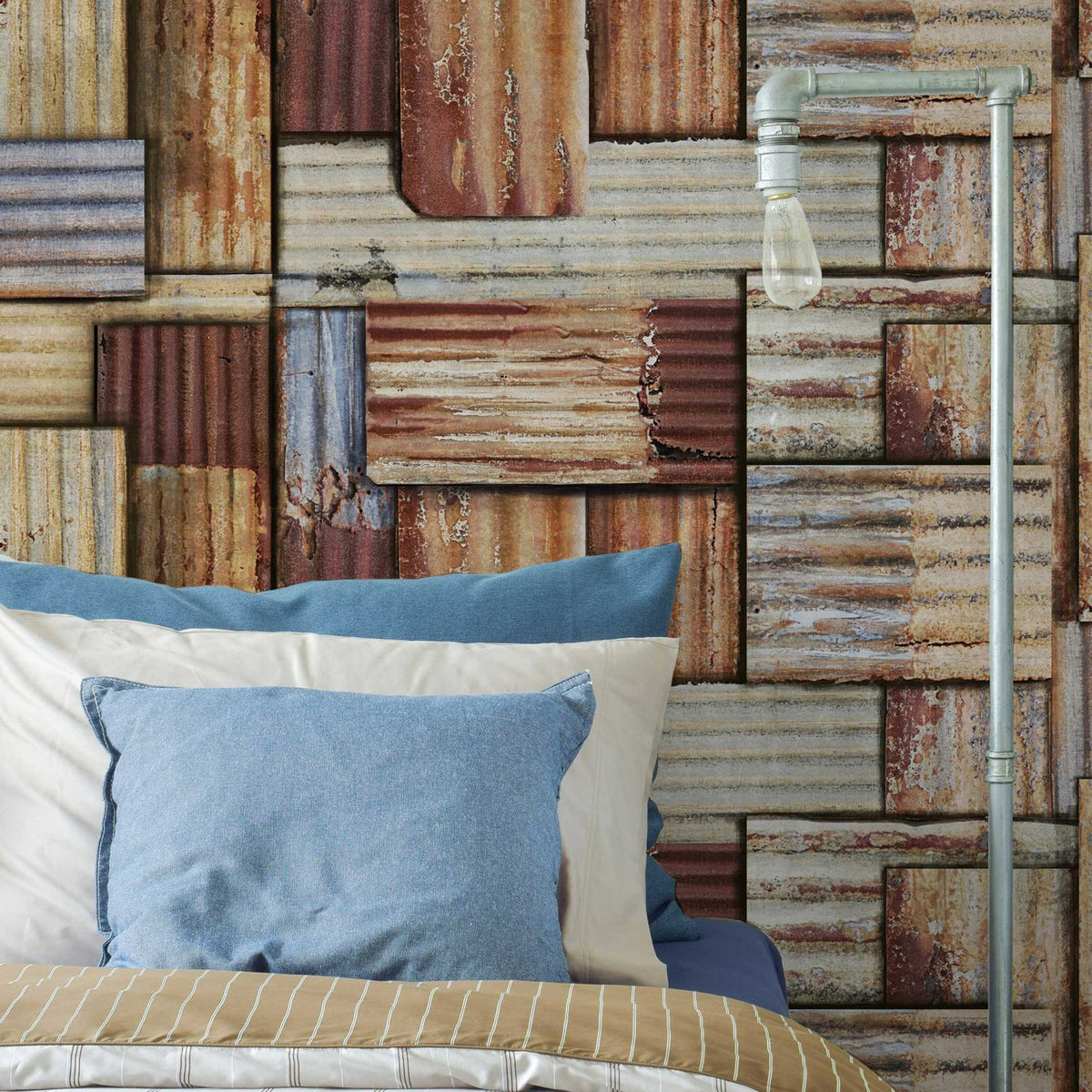 Rusty Tin Wallpaper by MINDTHEGAP