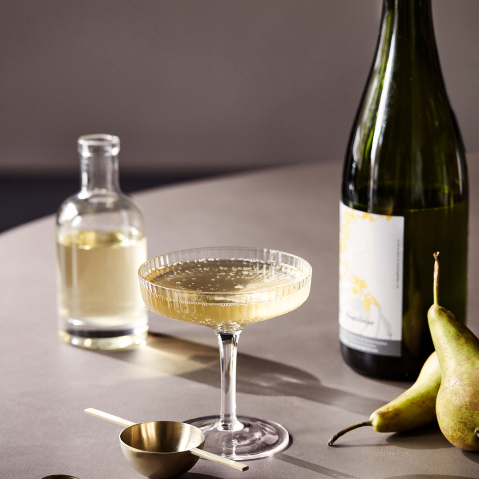 Ripple Champagne Saucer Set by Ferm Living