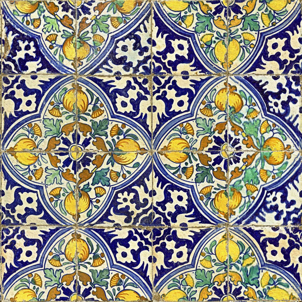 Sardegna Tiles Wallpaper by MIND THE GAP