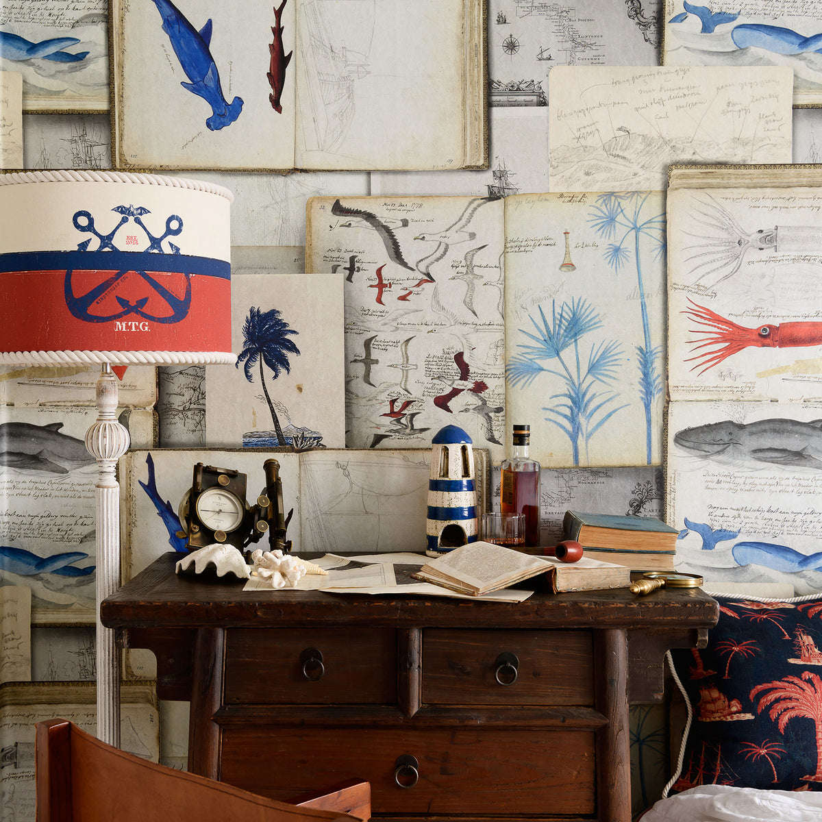Seaman's Journal Wallpaper by MIND THE GAP