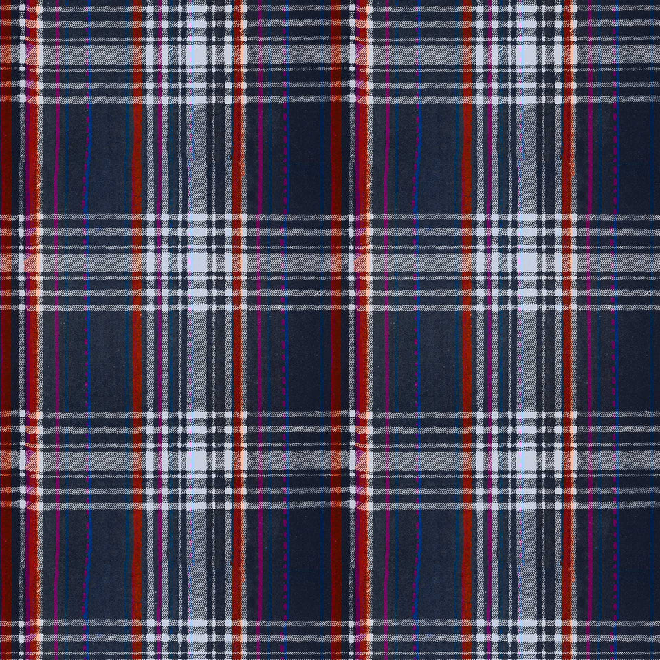Seaport Plaid Wallpaper by MIND THE GAP