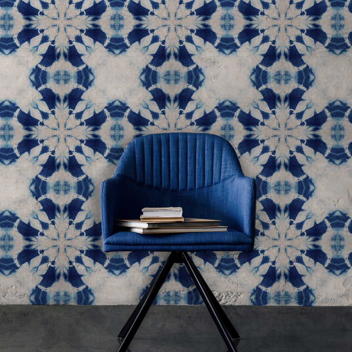 Shibori Flower Wallpaper by MINDTHEGAP