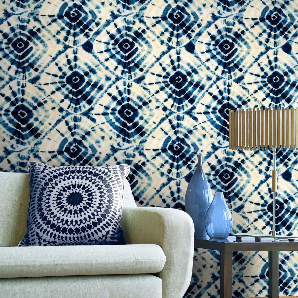 Shibori Swirls Wallpaper by MINDTHEGAP