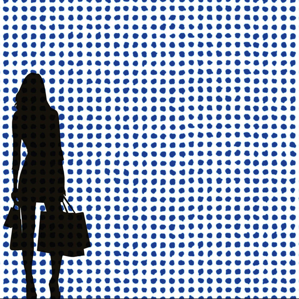 Blue Dots PNO-02 Addiction Wallpaper by Paola Navone + NLXL