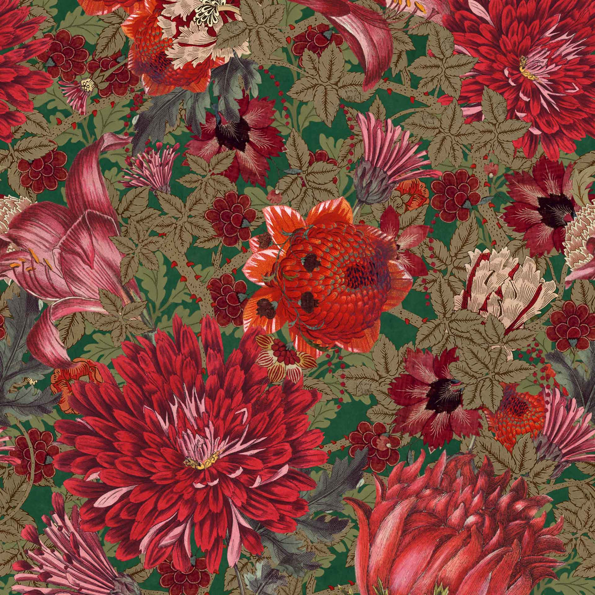 The Flowering Wallpaper by MINDTHEGAP