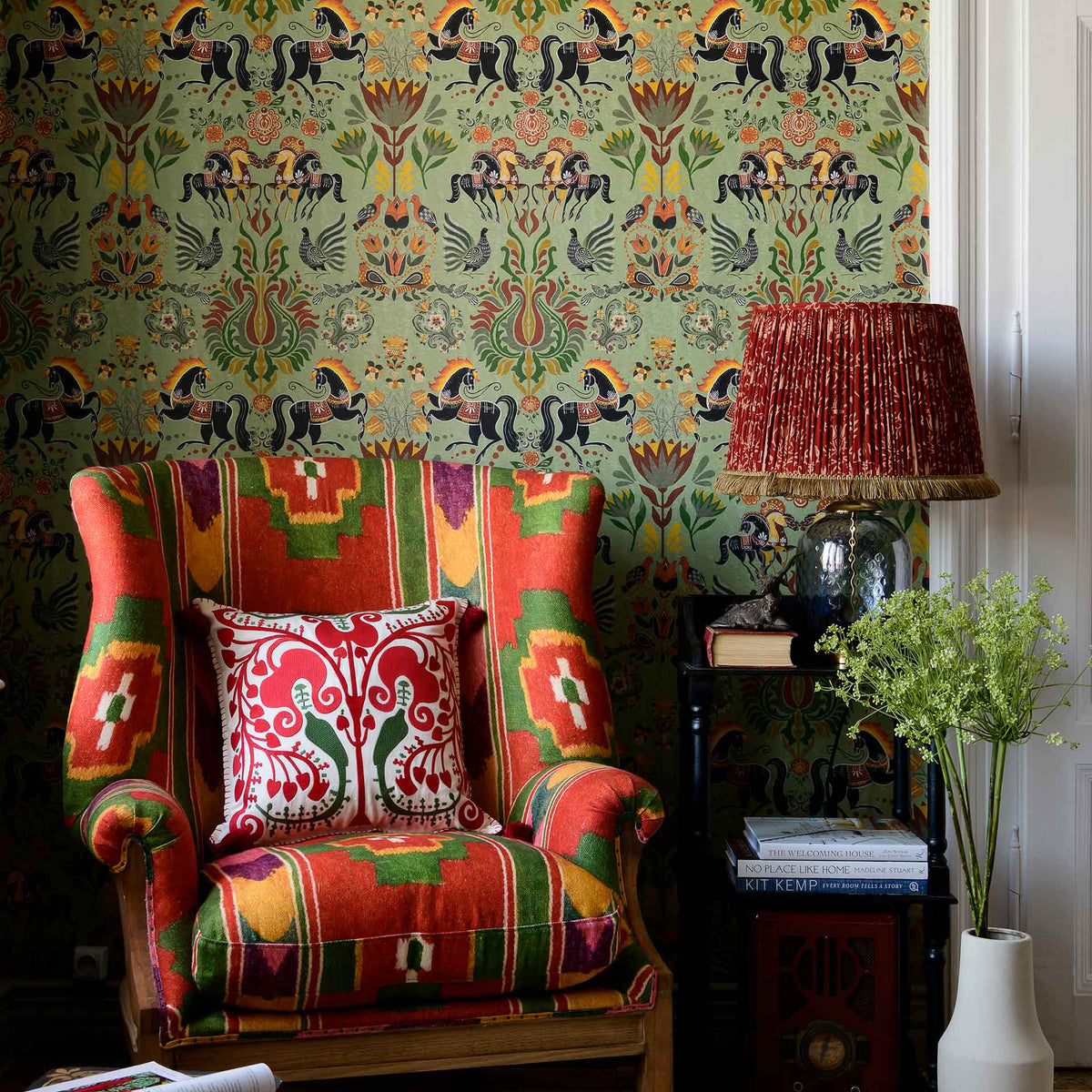The Folk Parade Wallpaper by MINDTHEGAP
