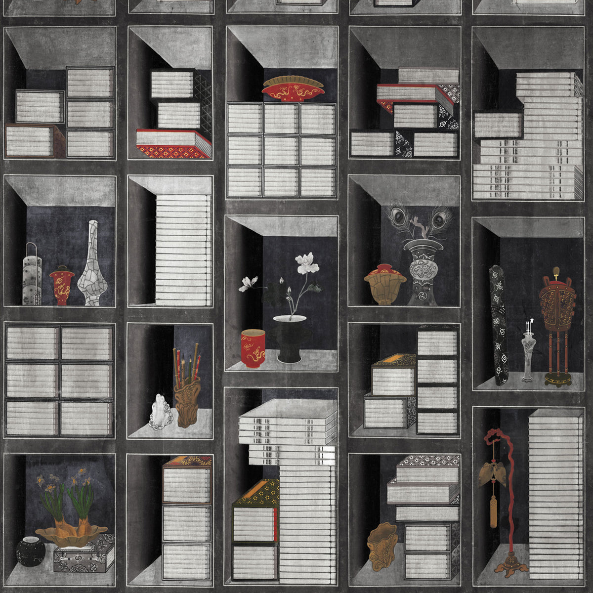 Korean Library Wallpaper by MINDTHEGAP