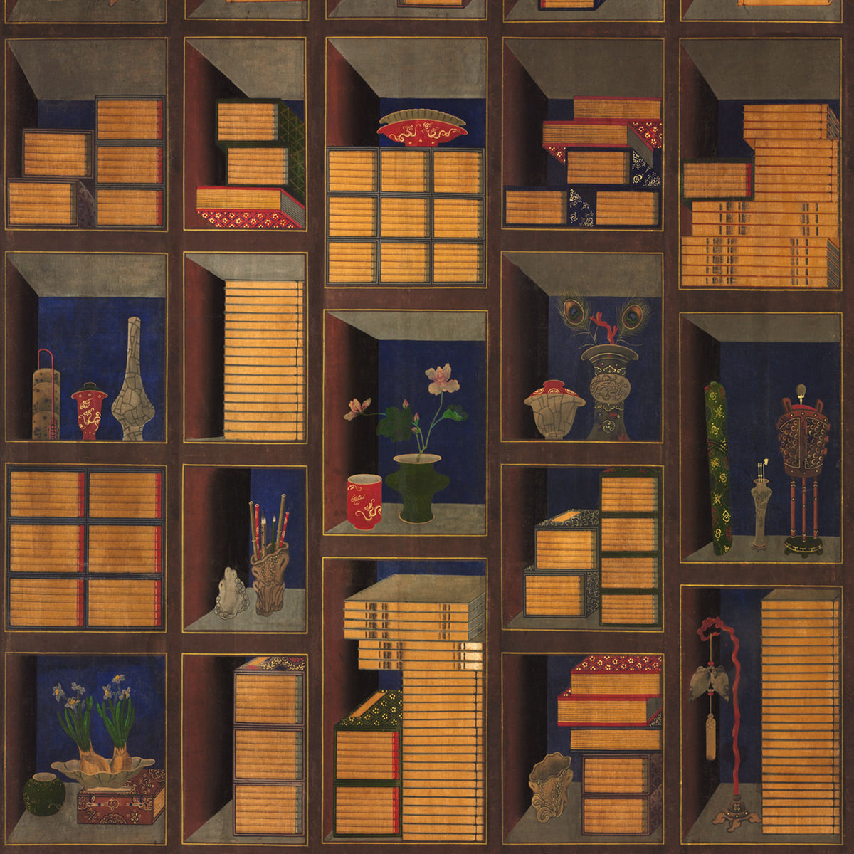 Korean Library Wallpaper by MINDTHEGAP