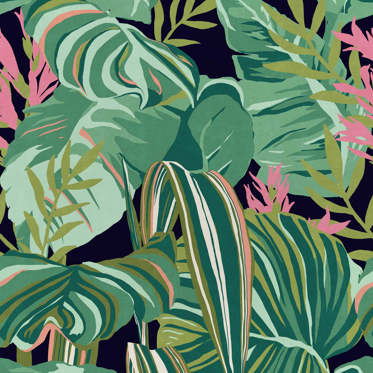 Tropical Foliage Wallpaper by MINDTHEGAP