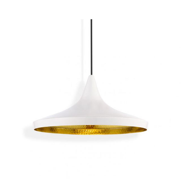 Tom Dixon Beat Light Pendant - Wide - White – Vertigo Home