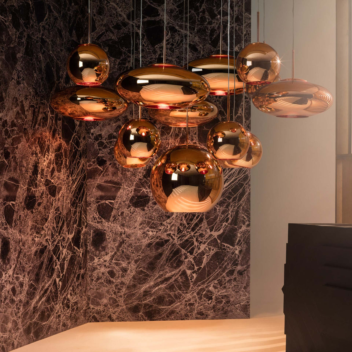 Copper Round 45cm Pendant - Tom Dixon