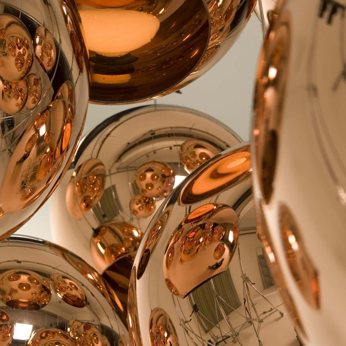 Copper Round 25cm Pendant - Tom Dixon