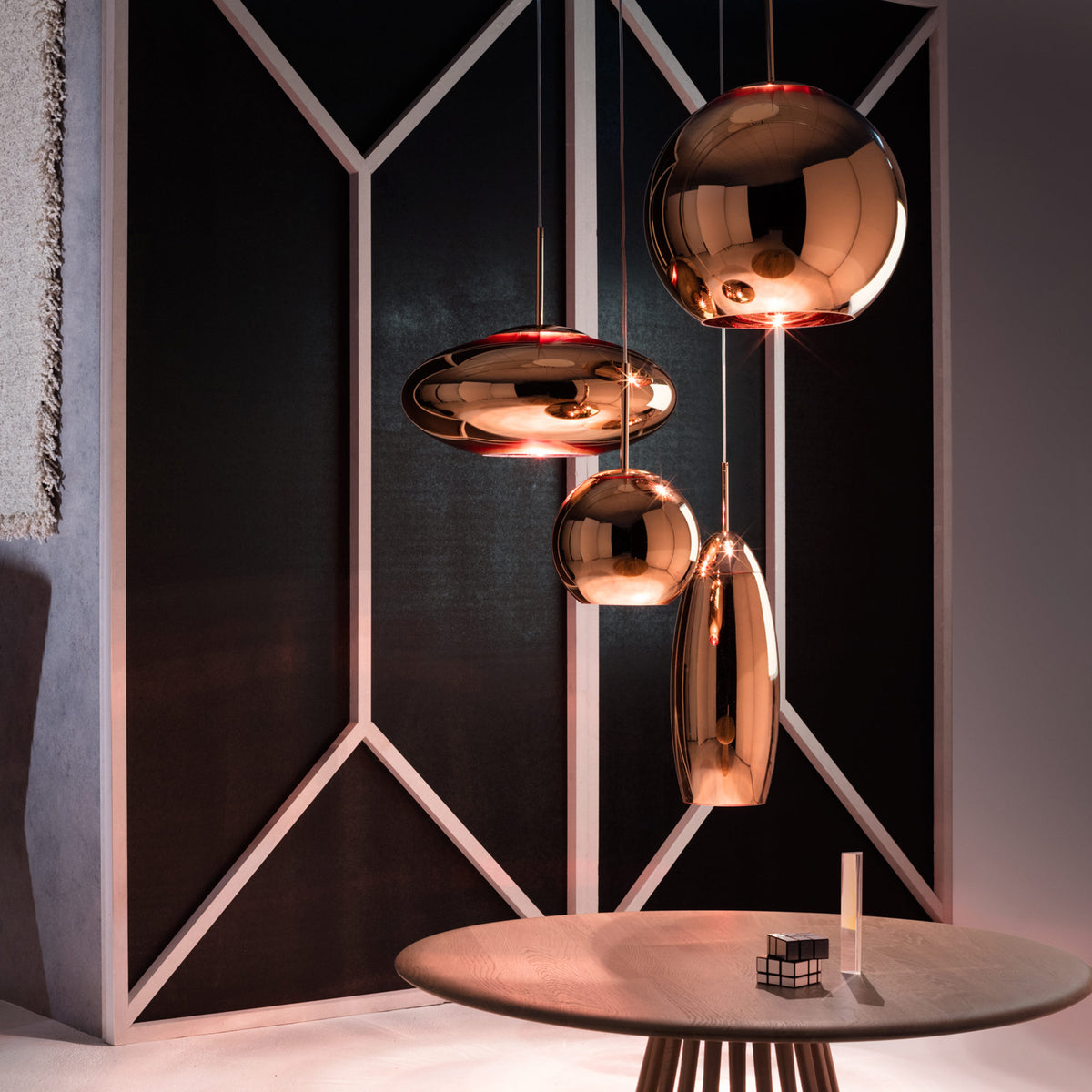 Copper Round 25cm Pendant - Tom Dixon