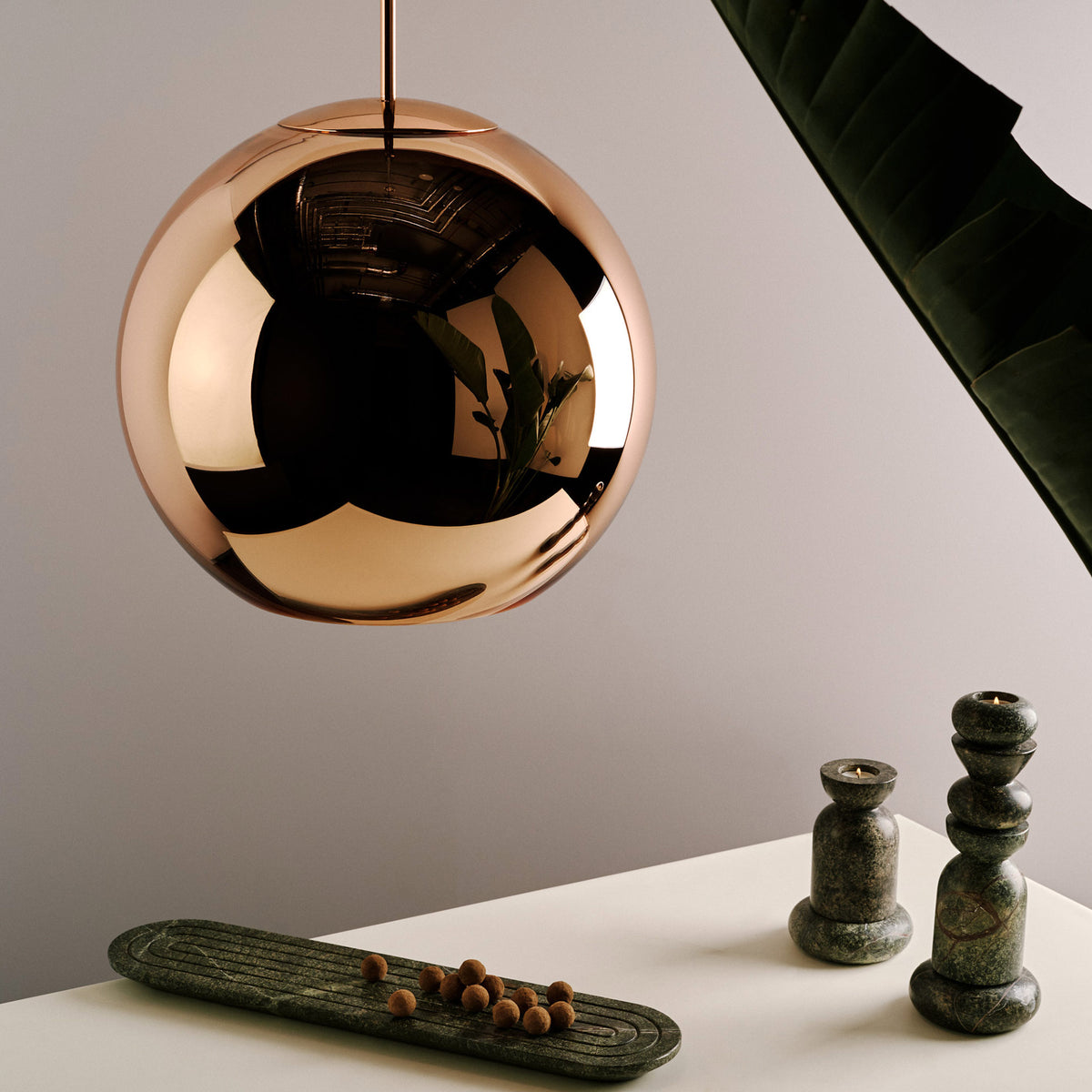 Copper Round 45cm Pendant - Tom Dixon