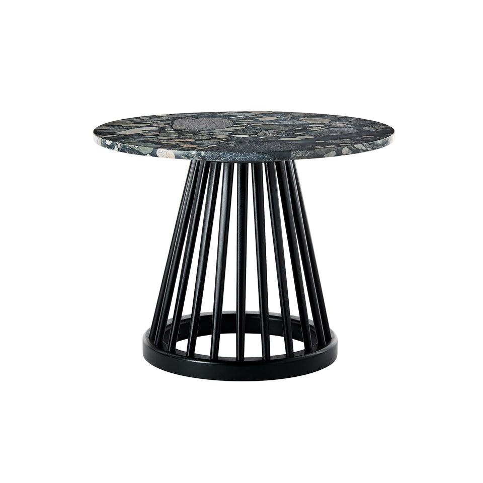 Fan Table - Pebble Marble Top by Tom Dixon
