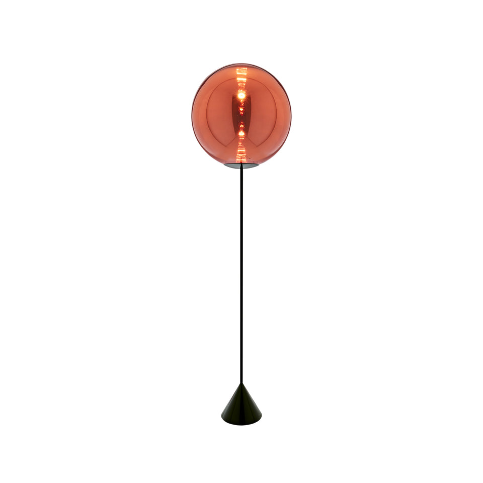 Globe Copper Floor Lamp by Tom Dixon